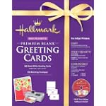 SAVE $1 - Hallmark Blank Greeting Cards Half-fold Matte Premium 20 Count $9.99