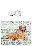 Great Pyrenees Glass Cutting Board
