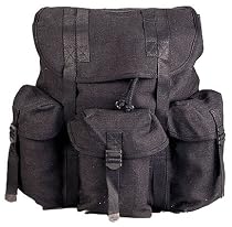 G.I. TYPE HW CANVAS MINI ALICE PACKS - BLACK