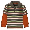 Infant Boys' Cherokee® Long-sleeve 2fer Polo - Timber