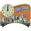 TimeWorks New York Vintage Style Pop Out Desk Clock
