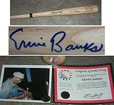 Ernie Banks Autographed Adirondack Name-Engraved Baseball Bat
