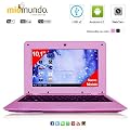 MioMundo NetBook Chat 10 - Port�til Android 4.0. con pantalla de 10,1" y procesador Cortex A9 1,5Ghz. Color rosa. �Regalo adaptador para tarjetas Micro SD!
