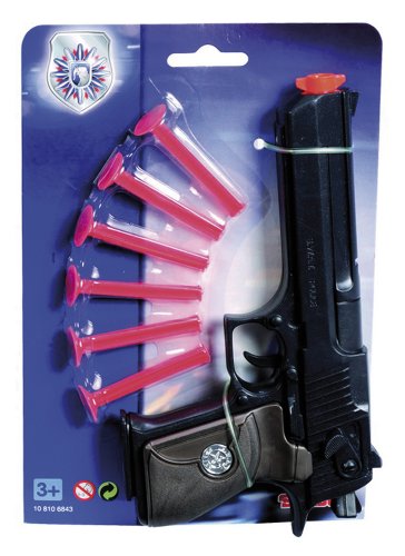 Simba 108106843 - Polizei Softdart Pistole, sortiert