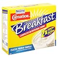 Carnation Instant Breakfast,Classic French Vanilla, 10-Count, 1.26-Ounce Packets (Pack of 3)