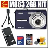 Kodak Easyshare M863 8.2MP Digital Camera (Blue) + 2GB Accessoy Kit