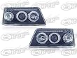Peugeot 205, Feux Avants noirs Angel Eyes+ LED