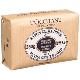 L'Occitane Savon Extra-Doux Lait (Milk Soap with Shea Butter, Extra Gentle), 8.8-Ounce Bar