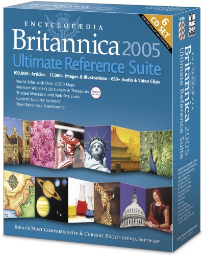 Software: Britannica 2005 Ultimate Reference Suite  DVD 