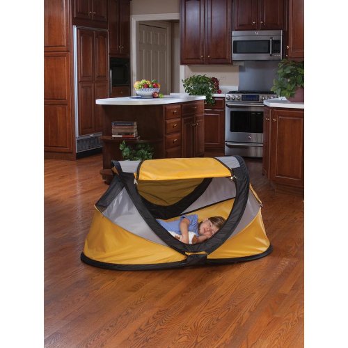 Picture of Cozy Kidco PeaPod Plus Travel Bed in Quick Silver P203 (Baby Travel Beds)