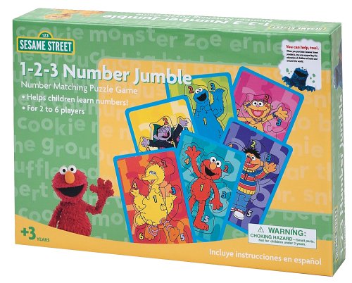 Sesame Street 1-2-3 Number Jumble