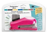 Fastenater Mini Decorative Stapler - Pink