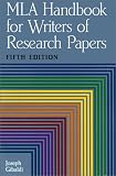 Mla Handbook for Writers of Research Papers Joseph Gibaldi