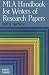Mla Handbook for Writers of Research Papers