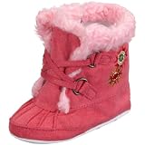 Playshoes Baby-Schuh gef�ttert 103474, M�dchen Babyschuhe, pink, (pink 18), EU 20/21