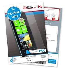 atFoliX FX-Clear Displayschutzfolie f�r HTC Titan (2-er Pack) - Displayschutz kristallklar! H�chste Qualit�t - Made in Germany!