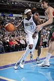 Milwaukee Bucks v Dallas Mavericks: Jason Terry and Andrew Bogut Photographic Poster Print by Glenn James, 28x42