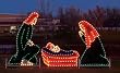 Lighted Christmas Display 1531 Joseph, Mary, and Child (C7)