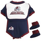 Reebok Colorado Avalanche Navy Blue Infant Three Piece Gift Set