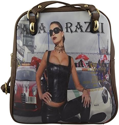 Dream's Collection Paparazzi Women's Girls Convertible Handbag - Backpack (Khaki)