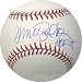 Ryne Sandberg Hand Signed Autographed Chicago Cubs Official Major League Baseball w/ Photo of Signing