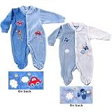 Boys Velour Sleep N Play