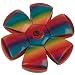 Toysmith Phlat Ball XT- Rainbow