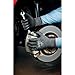 Ansell HyFlex 11-801 Nylon Glove, Black Foam Nitrile Coating, Knit Wrist Cuff, Large, Size 9(Pack of 1)