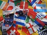 Fifa World Cup 2010 Flag Bunting - 32 Weather Resistant Flags from all Countries 9m Long, 15cm x 23cm Flags for Outdoor / Indoor use