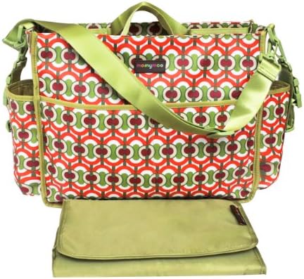Momymoo Premium Lulu Baby Changing Bag (Swirl Green)