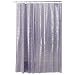 InterDesign Design Blaze Eva Shower Curtain, Purple/Silver, 72 Inch X 72 Inch
