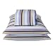 Circo Blue Stripe Flannel Sheet Sets - Queen