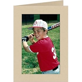 Set of 3 Photo Insert Cards: Hold 4 x 6 Photos, Desert Sand Color