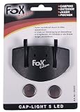 Max Fuchs Cap-Light, mit 5 LED, incl. 2 Ersatz Knopfzellen