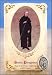 St Peregrine Healing Holy Card with Medal for Cancer