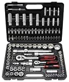 Produkt-Bild: KS Tools 911.0708 KS Tools Superlock Steckschl&uuml;sselsatz 0,6 cm (0,25 Zoll)+1,3 cm (0,5 Zoll); 108-teilig