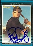 Ryan Doumit Autographed/Hand Signed MLB Baseball Card (Pittsburgh Pirates) 2002 Bowman #405