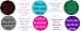Set of 10 FLEETWOOD MAC Quotes Lyrics 1.25