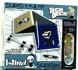 Tech Deck Skate Park (Stairs and Ramp), Blind Graphics with Bonus 96mm Fingerboard