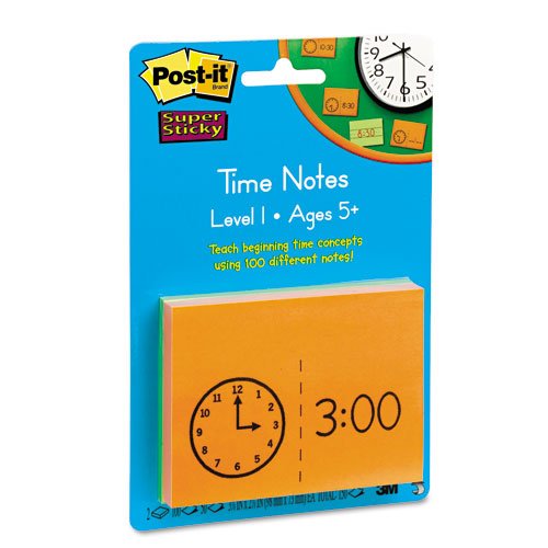 3M Post-It® Time Notes (MMM562TIME) Category: Self-Stick Notes and Dispensers