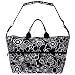 Fleur Black Pattern Reisenthel Expandable Travel Bag