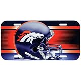 Denver Broncos - Giant Helmet License Plate, NFL Pro Football