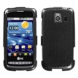 Carbon Fiber Phone Protector Cover for LG LS670 (Optimus S), LG Optimus U,  ....