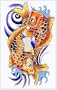 Oriental Koi Carp Pair Decorative Switchplate Cover