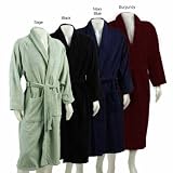 MARRIKAS Unisex SMALL Egyptian Cotton BLACK ROBE