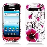 For Metropcs Samsung Admire R720 Accessory - Purple Flower Design TPU Soft  ....