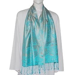 Mens Silk Scarf Gift for Him Handmade In India 12 x 60 inches (ssmf042)