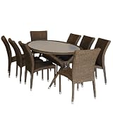 Atlantic Bari 9-Piece Dining Set