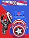 BeautyWalk Fashion Avengers Captain America School Bags Kids Backpack Boys (Dark Blue)