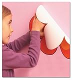 FunToSee Funky Flower Children's Wall Decals, Large Flower Scene
